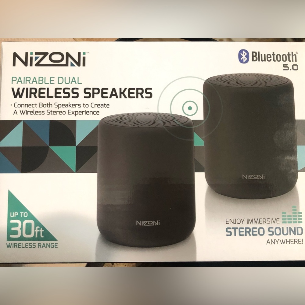 Bluetooth Speakers (2 pairs)